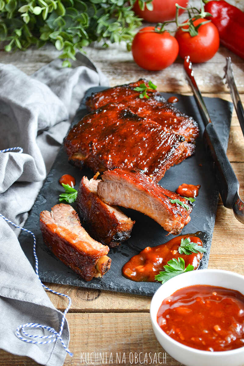 przepyszne lepkie żeberka bbq jak z Teksasu